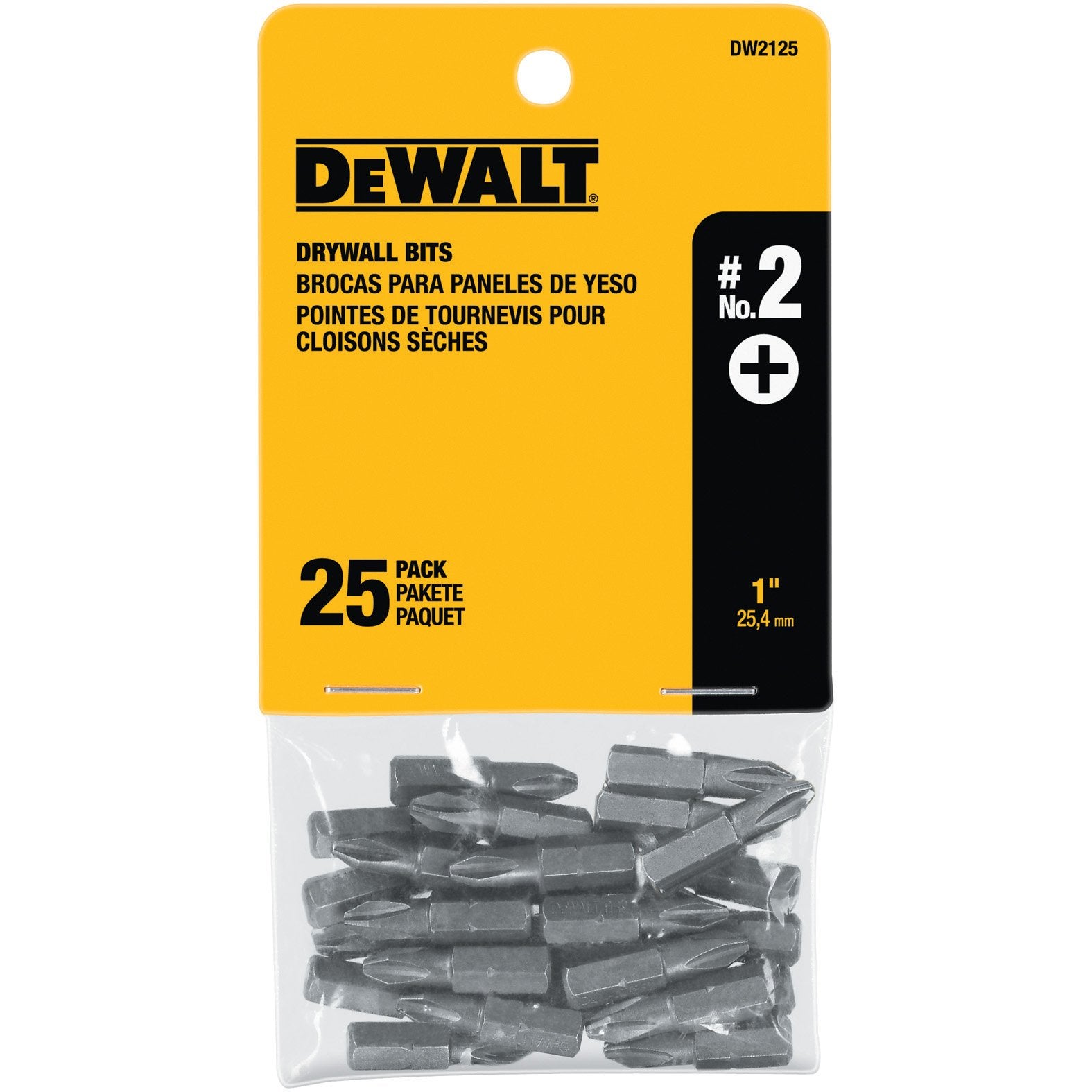 DeWalt DW2125 25PC #2 PHIL BIT TIPS