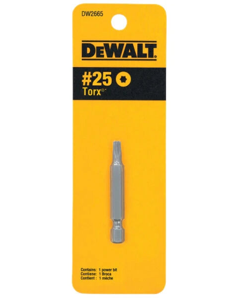 DeWalt DW2665 T25 TORX POWER BIT 1 PER CARD