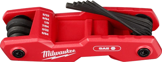 MILWAUKEE 48-22-2181 9PC FOLDING HEX KEY SET - SAE
