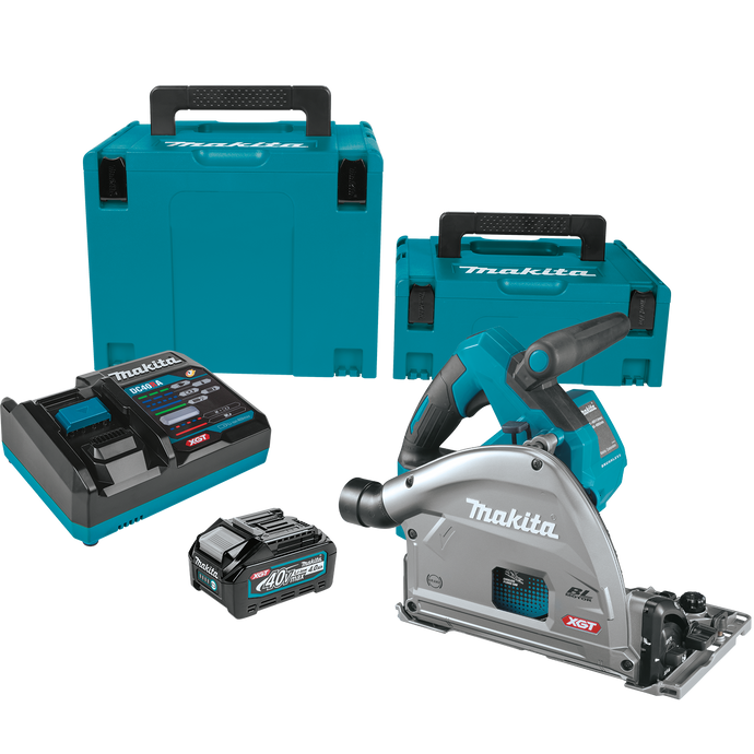 MAKITA GPS01M1J 40V MAX XGT BRUSHLESS 6-1/2" PLUNGE CIRCULAR SAW KIT, AWS