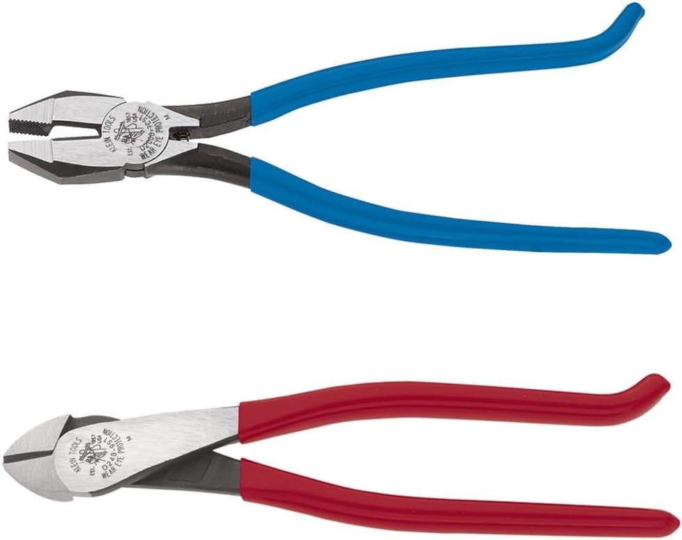 KLEIN 94508 Ironworker's Pliers 2-Piece Kit