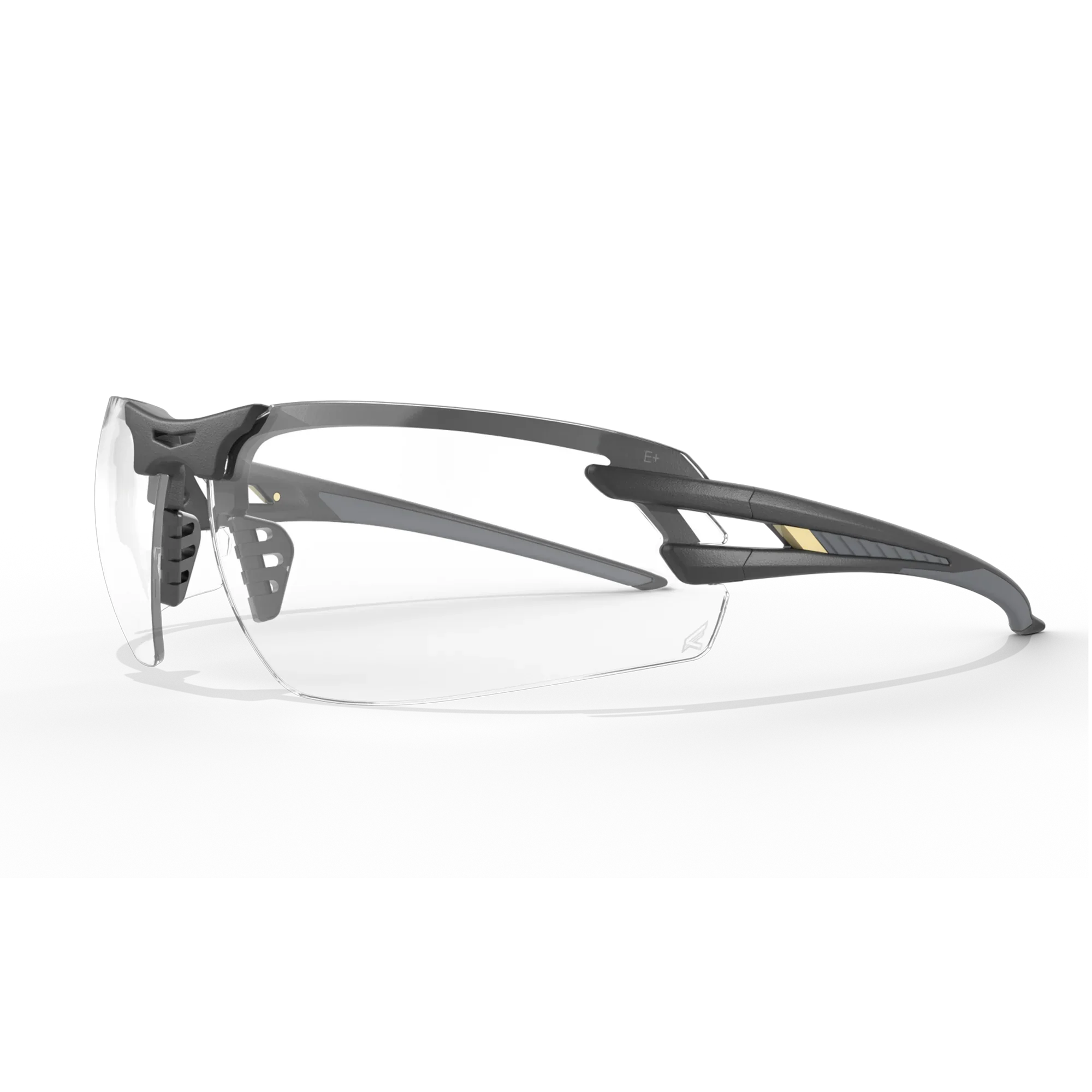EDGE EYEWEAR SL111VS SALITA - BLACK FRAME/CLEAR VAPOR SHIELD LENSES