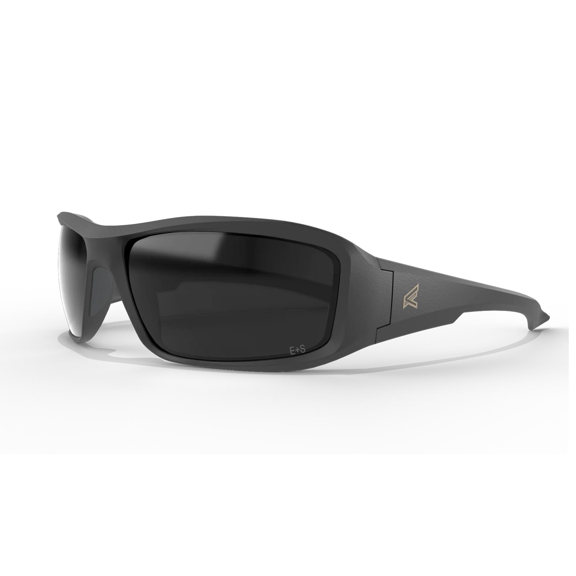 EDGE EYEWEAR XB136 BRAZEAU - MATTE BLACK FRAME/SMOKE LENSES