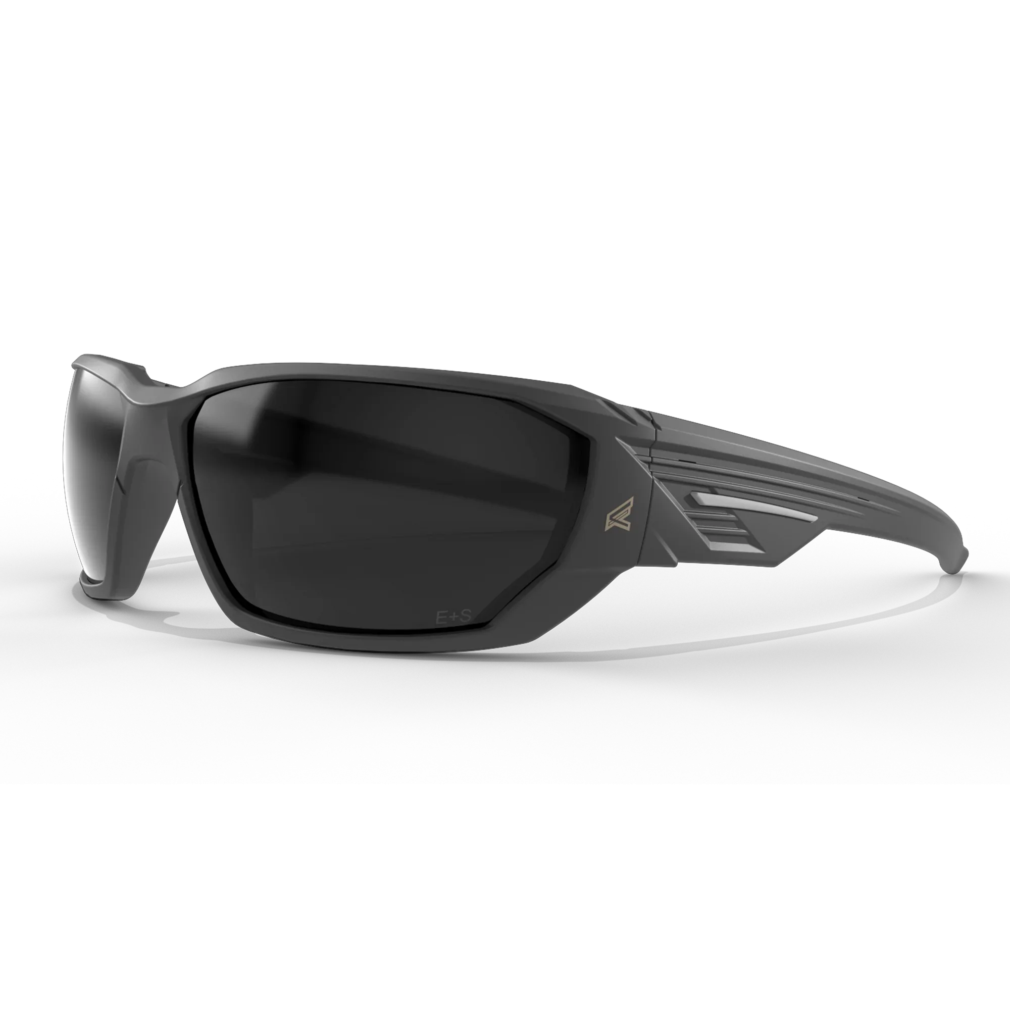 EDGE EYEWEAR TXD416 DAWSON - BLACK FRAME/POLARIZED SMOKE LENSES