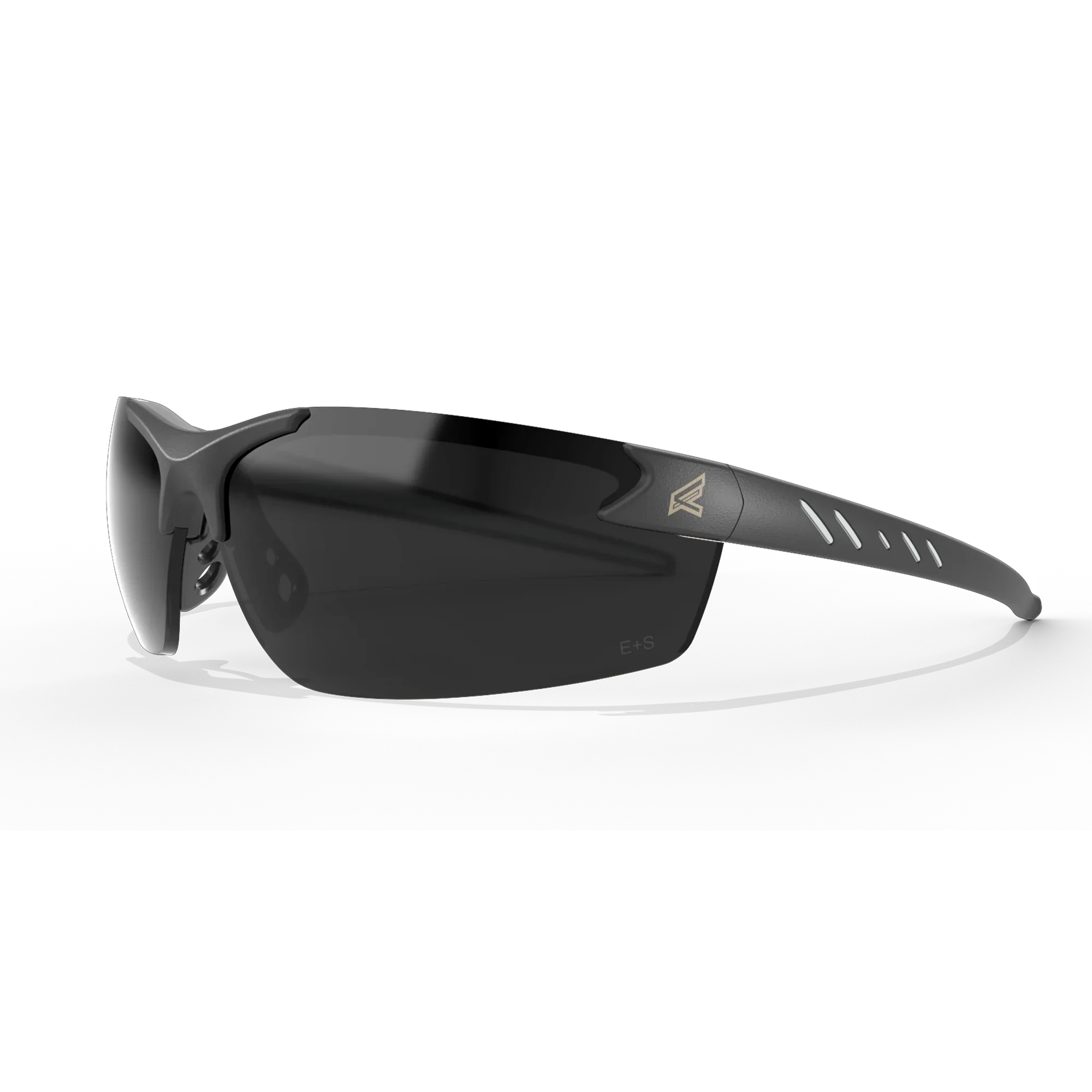 EDGE EYEWEAR DZ116-G2 ZORGE G2 - BLACK FRAME/SMOKE LENSES