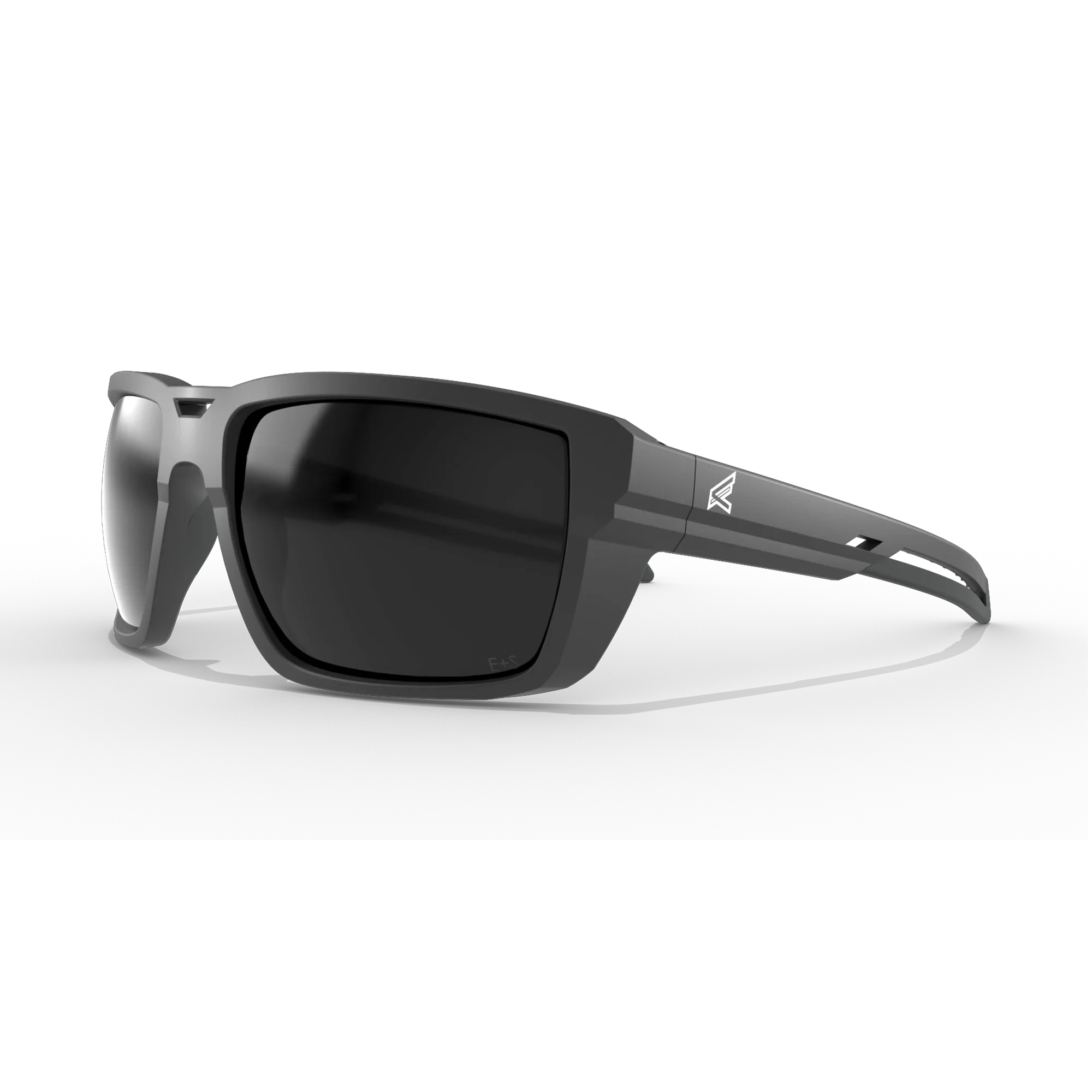 EDGE EYEWEAR LS116 LASSEN - MATTE BLACK FRAME/SMOKE LENSES