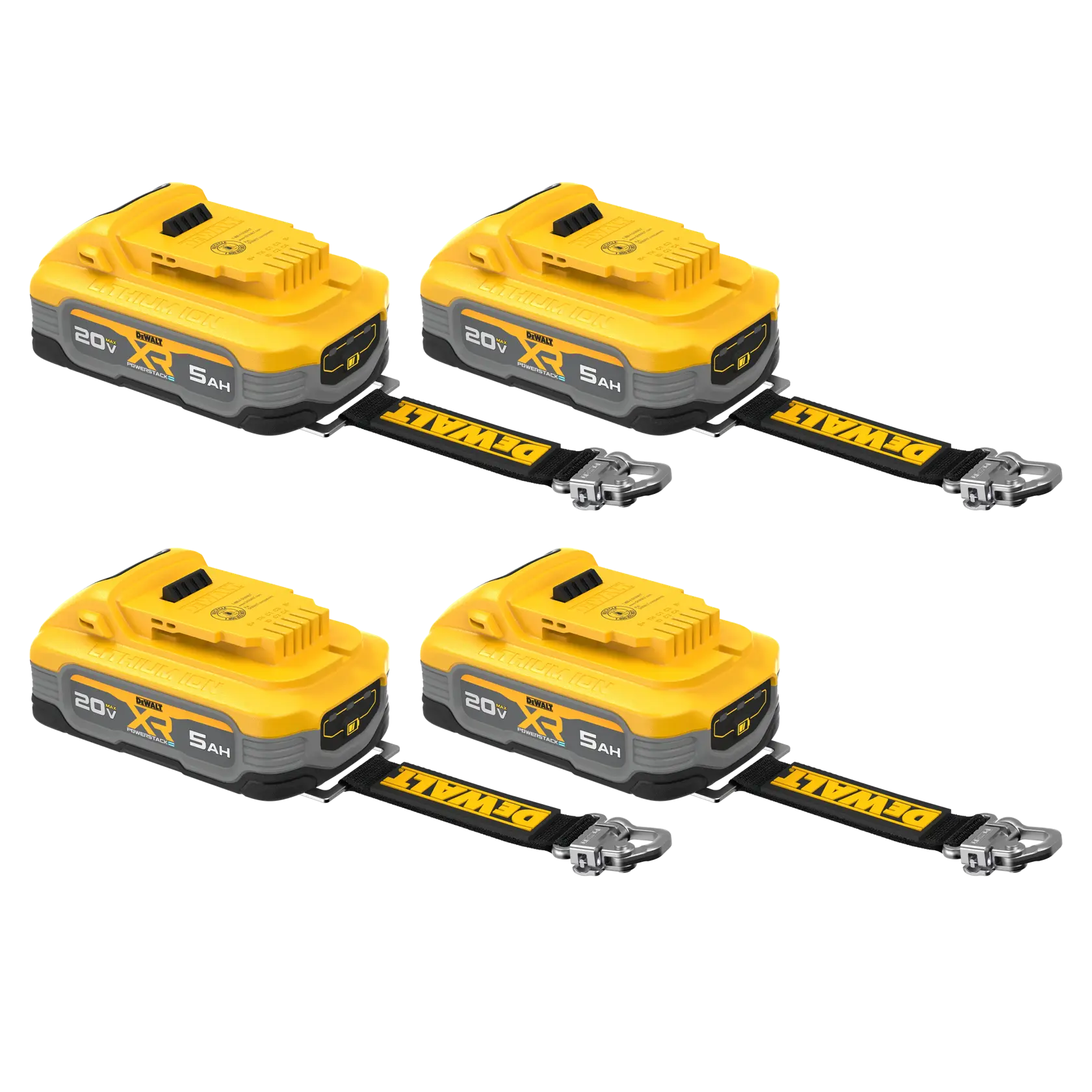 DeWalt DCBP520LR-4 5AH POWERSTACK LANYARD READY 4-PACK