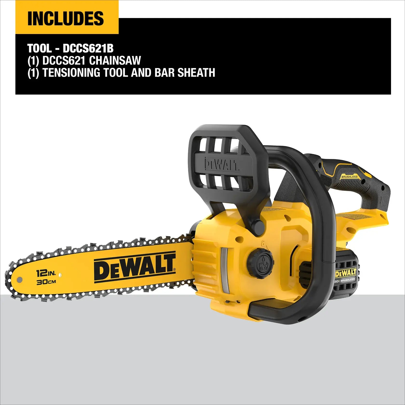 DeWalt DCCS621B DEWALT 20V 12in CHAINSAW BARE