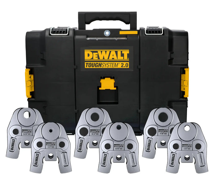DeWalt DCE214K Compact 1/4in. - 7/8in. PressACR Jaw Kit