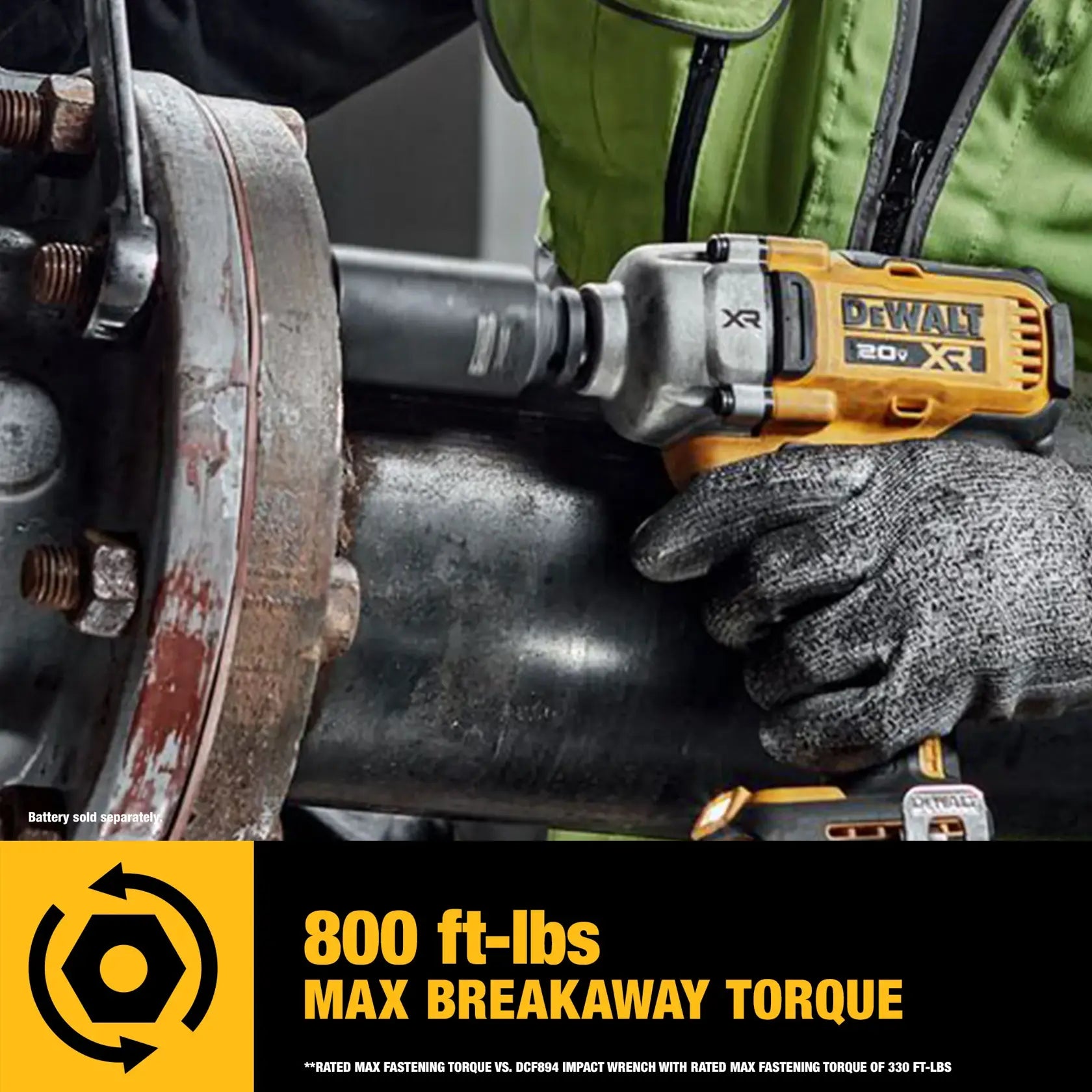 DeWalt DCF891Q1 20V 1/2IN MID-RANGE IMP WRENCH KIT