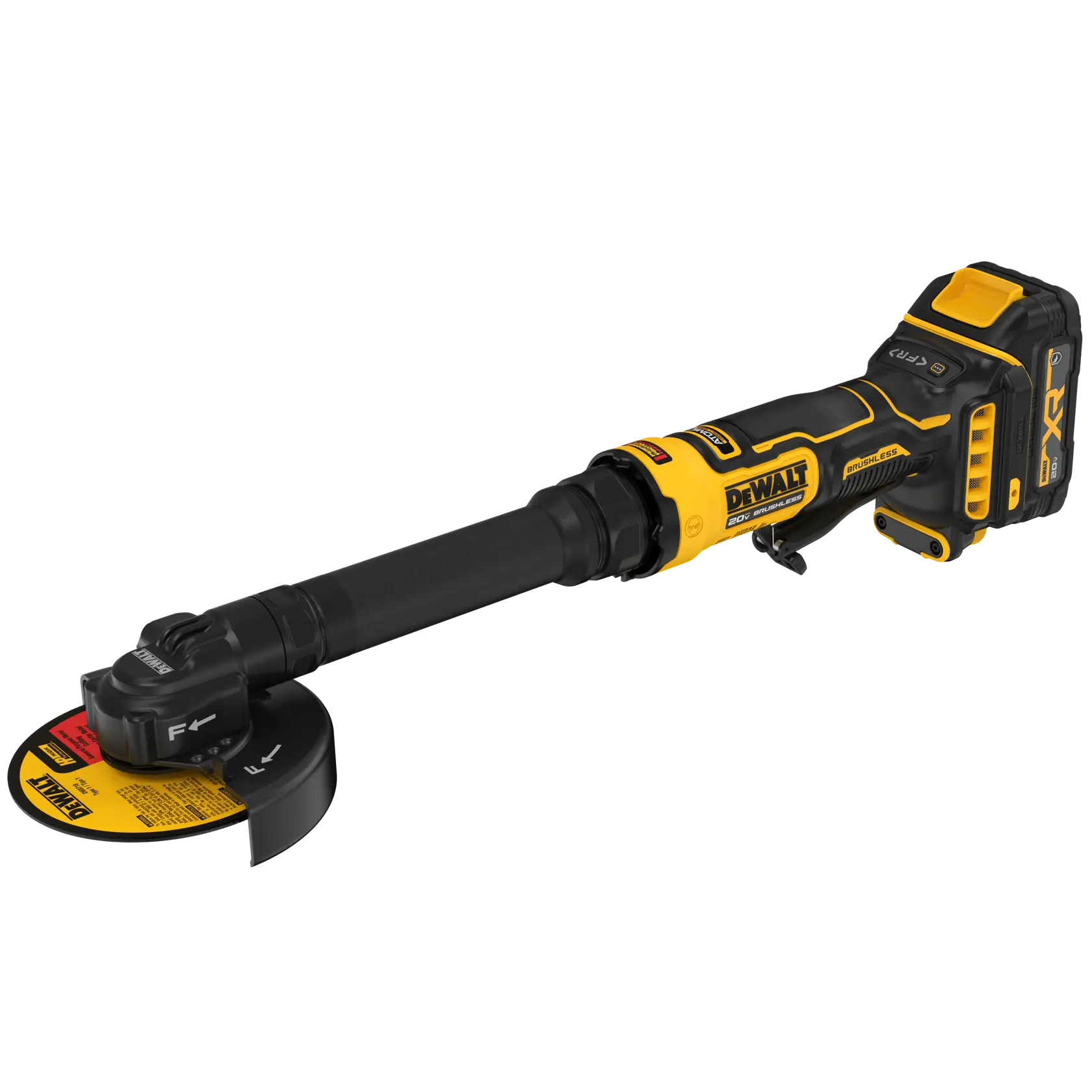 DeWalt DCG432XGE2 ATOMIC?20V MAX* 4 in. Extended Cut-Off Tool Kit
