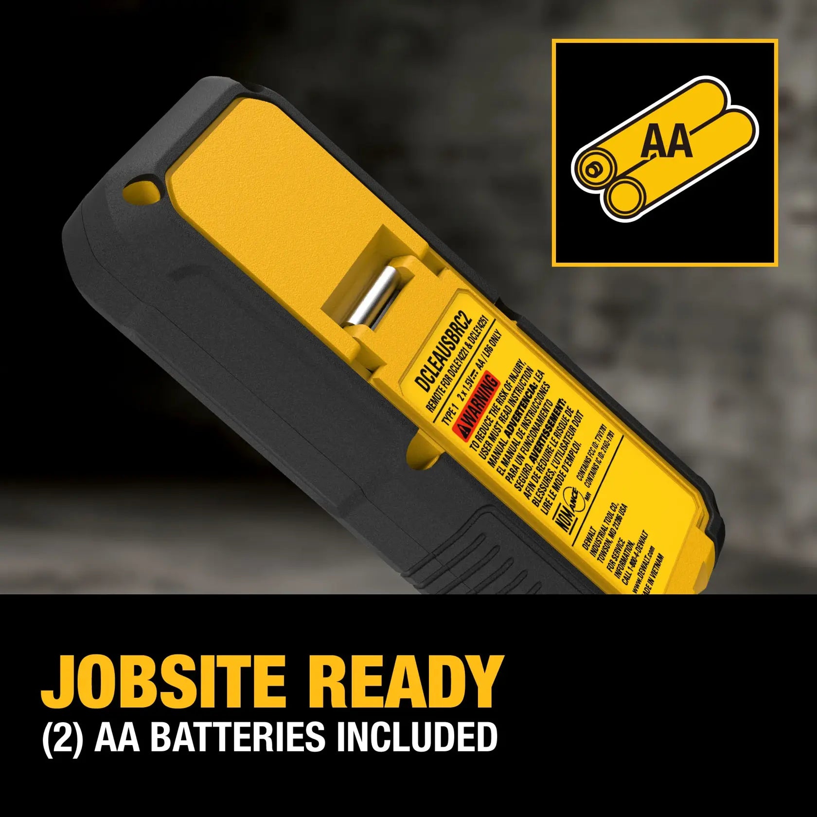 DeWalt DCLEAUSBRC2 REMOTE FOR USB COMBO LASER DCLE14221/251