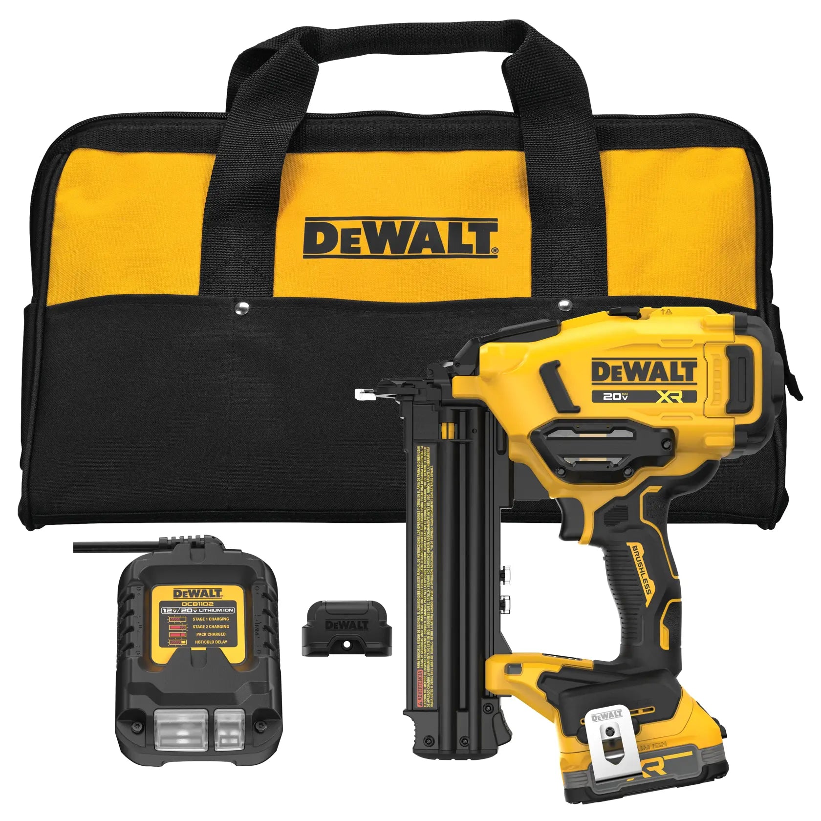 DeWalt DCN210E1 20V MAX* XR CORDLESS 18GA BRAD NAILER KIT