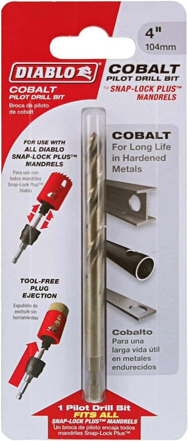 DIABLO HSS-CO PILOT DRILL 7.15 X 104MM DHS4BITCB