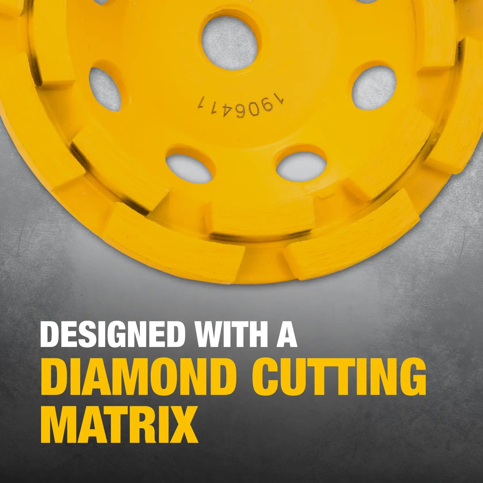 DeWalt DW4774 4-1/2IN DOUBLE ROW DIAMOND CUP WHEEL