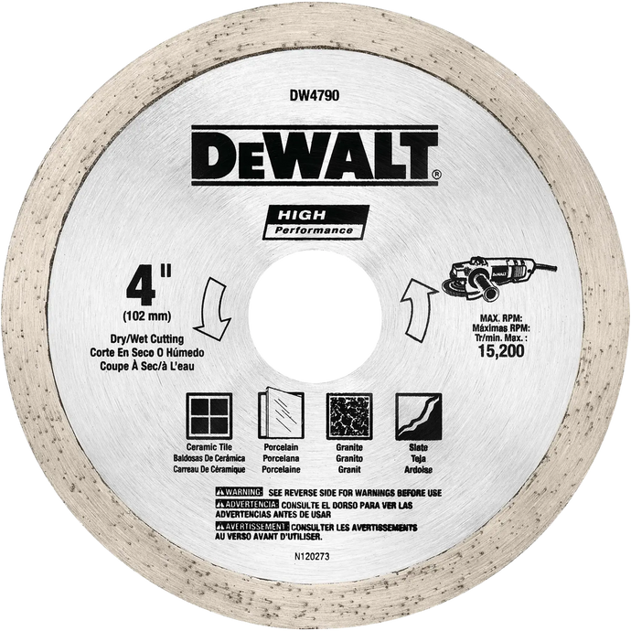 DeWalt DW4790 4IN TILE BLADE
