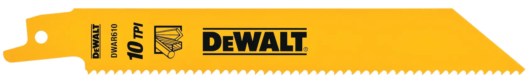 DeWalt DW4806B25 6IN 10TPI STGT BK BLD-25
