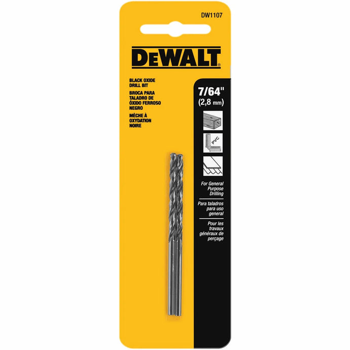 DeWalt DW1107 7/64IN DRILL BIT (2 PK)