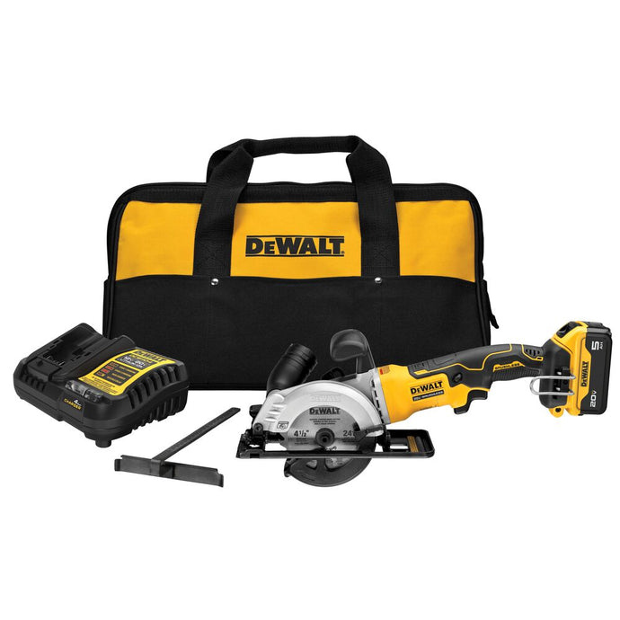 DEWALT DCS571P1 ATOMIC 20V MAX 4-1/2" CIRCULAR SAW 1 BATT KIT