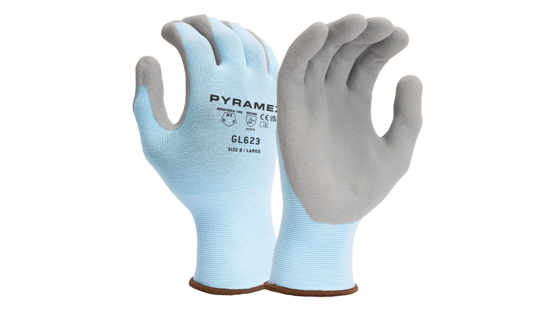 Pyramex GL623 XL GL623 - Sandy Nitrile Dipped