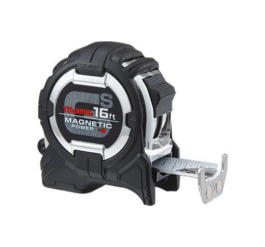 TAJIMA GS-SC16BW GS-LOCK, 16FT X 1IN STRONG TAPE & MAGNETIC POWER X 2 WITH COMPATIBLE CLIP