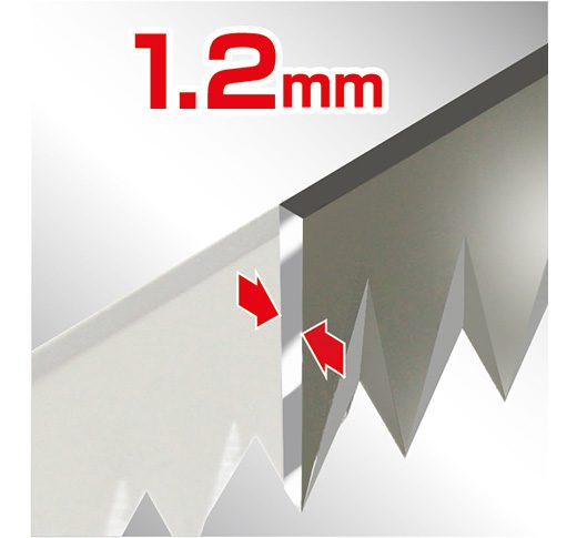 Tajima GT Jab Saw Blade with twin rows of razor-sharp cutting teeth