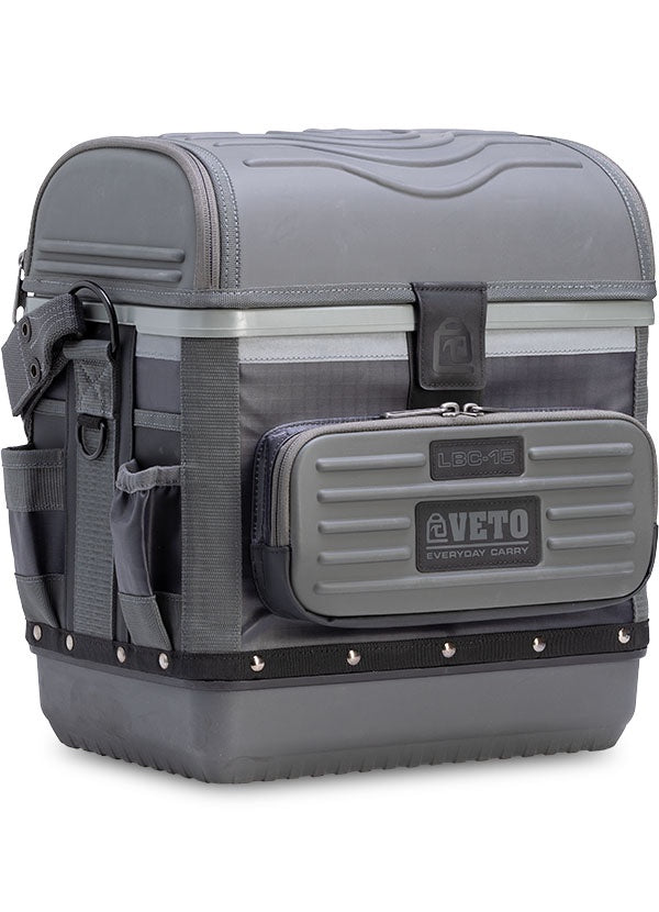 VET0 LBC-15 Carbon 15 Liter Lunch Cooler with Dry Storage VPP10514