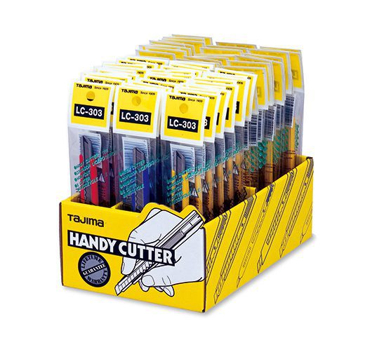 Tajima LC303-D60 Precision Craft, slide lock blade lock, 3 x Endura-Blade, 60-piece 3-color set