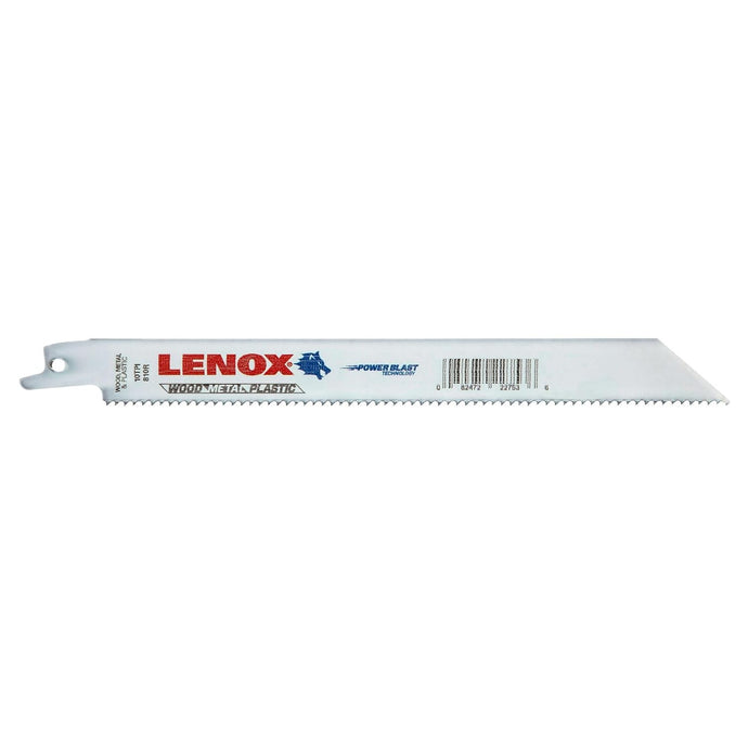 Lenox Tools 22753OSB810R Reciprocal Saw Blades, 8" Long x 3/4" Wide x 0.050" x 10" TPI (Pack of 50)