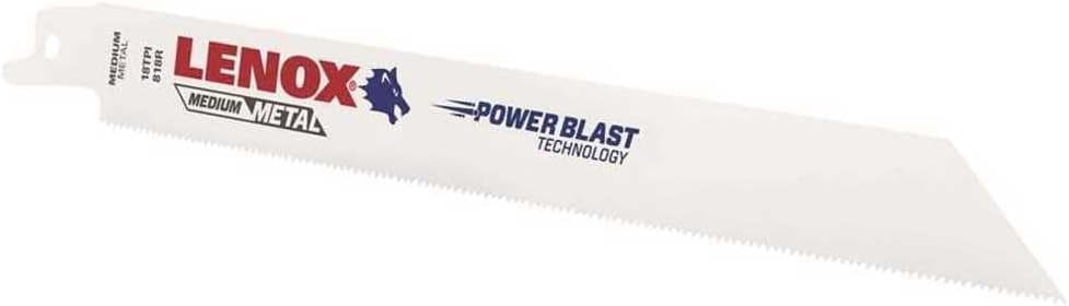 Lenox Bi-Metal Reciprocating Saw Blade With 10 TPI 8