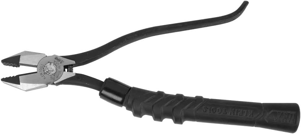 KLEIN M2017CSTA Slim-Head Ironworker's Pliers Comfort Grip, Aggressive Knurl, 9-Inch