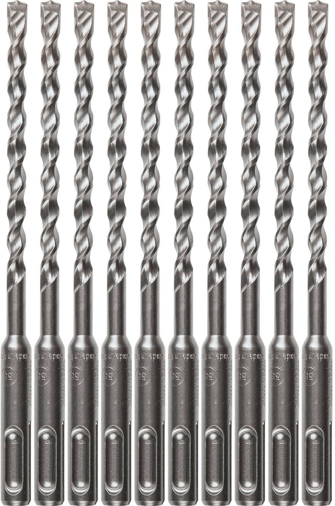 Makita B-60894 1/4" x 6" SDS-Plus Bit, 2-Cutter, 10/Pk B-60894