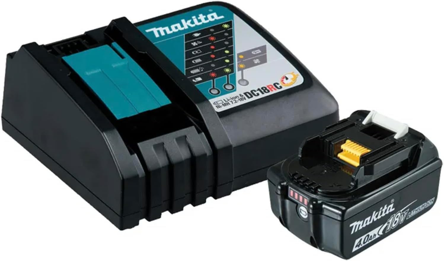 MAKITA BL1840BDC1 18V LXT 4.0 BATTERY W/ CHARGER