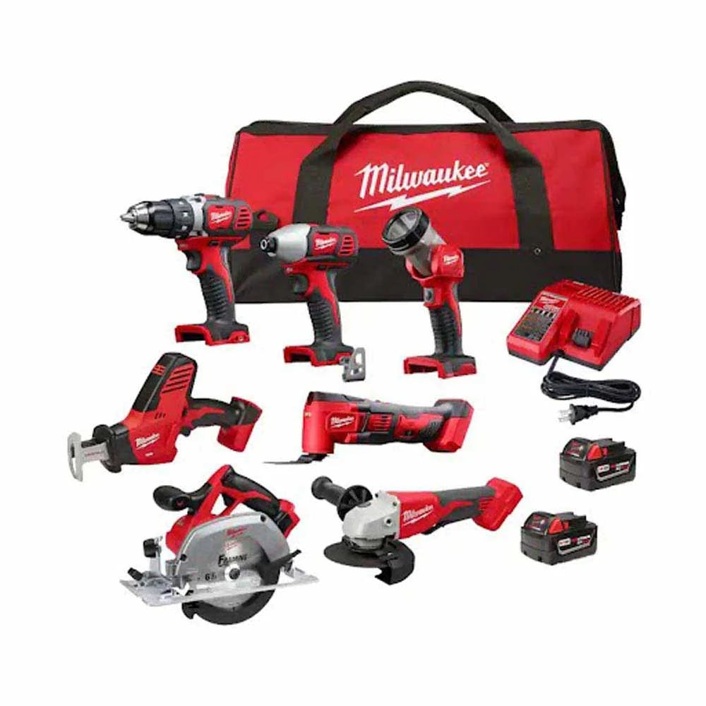 Milwaukee 2695-27SH M18 7Pc Combo Kit