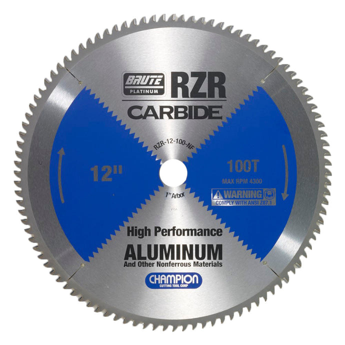 CHAMPION RZR-12-100-NF CARBIDE CIRCULAR SAW 12"X100TX1
