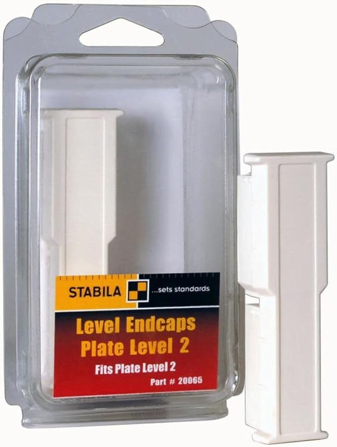Stabila 20065 TYPE 106 T PLATE LEVEL END CAPS (2)