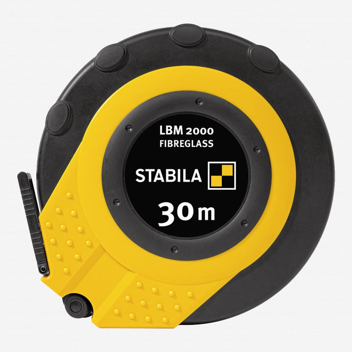 Stabila LBM 2000 STEEL, 30M CM METRIC SCALE, CLOSED CASE TAPE 30945