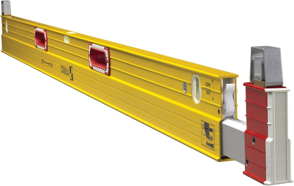 Stabila 35712 7'-12' PLATE LEVEL W/REMOVABLE STANDOFFS