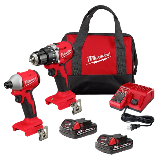 MILWAUKEE 3692-22CT M18 CPBL 2 PIECE COMBO KIT