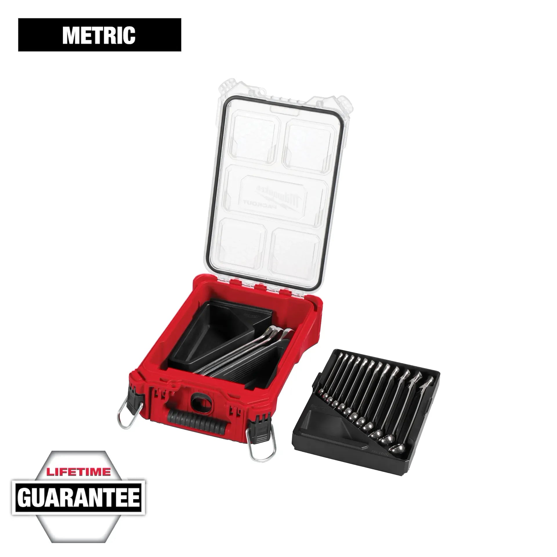 MILWAUKEE 48-22-9483 15PC METRIC COMBINATION WRENCH SET W/PACKOUT ORGANIZER