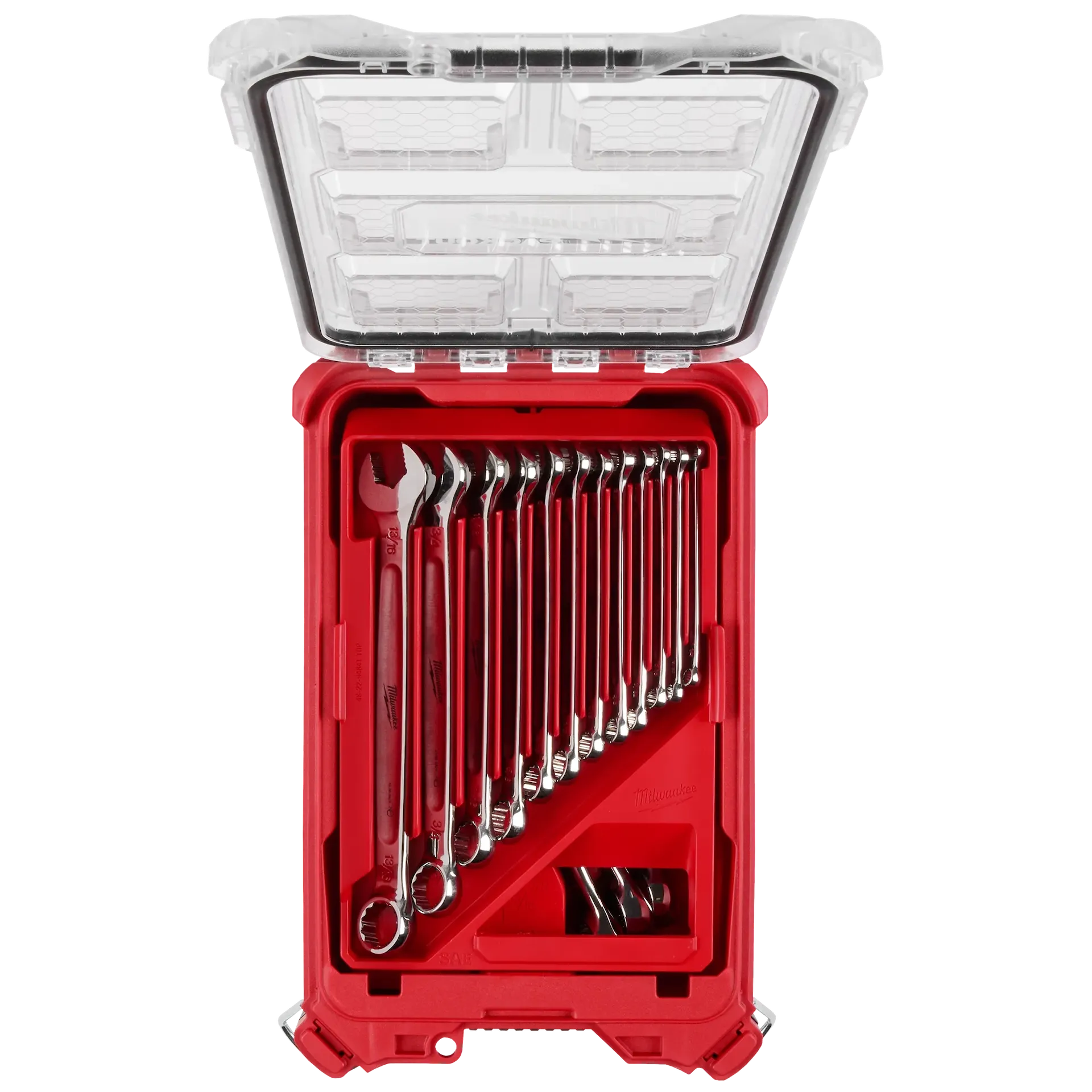 MILWAUKEE 48-22-9484 15PC SAE COMBINATION WRENCH SET W/PACKOUT ORGANIZER