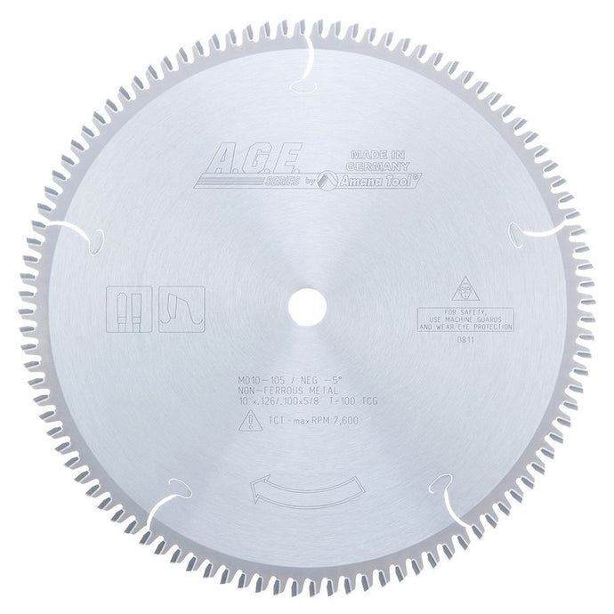 A.G.E MD10-105 10" NON-FERROUS B=5/8" 100T TCG