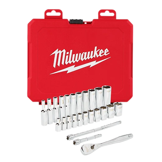 MILWAUKEE 48-22-9404 1/4" DRIVE SAE SOCKET SET