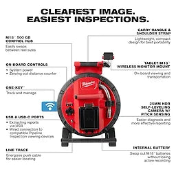 Milwaukee M18™ 100’ Flexible Modular Pipeline 3972-22