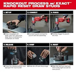 Milwaukee 2677-04 M18™ FORCE LOGIC™ 6T Knockout Tool 1/2