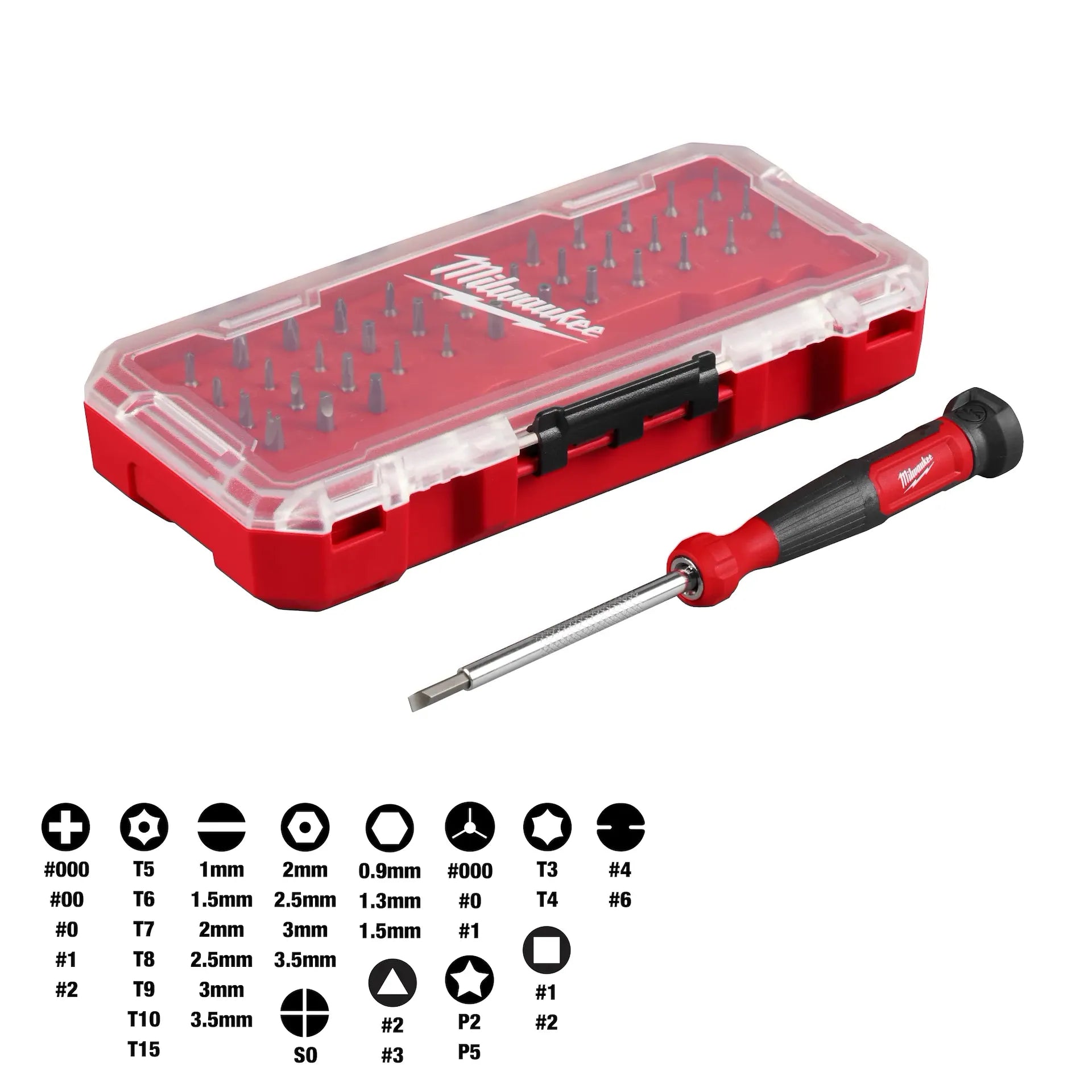MILWAUKEE 48-22-2935 39IN1 PRECISION SET W/ CASE