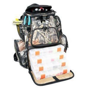 CLC WCT604 TACKLE TEK NOMAD LGTD CAMO BACKPACK w 4-PT3600 TRAYS