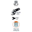 CMT 552-705 DIAMOND DRY HOLE SAW 3/16" S=5/8-11