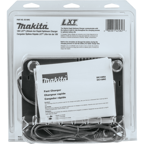 Makita 18V LXT® Lithium-Ion Rapid Optimum Charger DC18RC