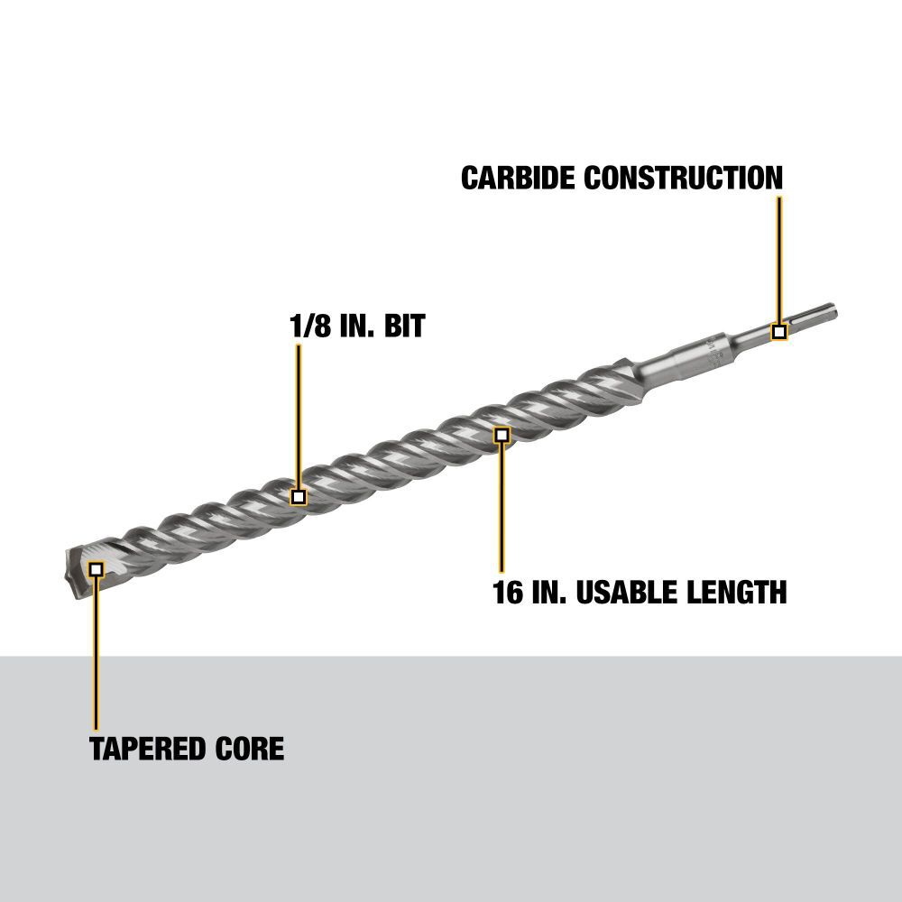DeWalt DW5469 1-1/8 x 16 x 18 SDS+ 2C